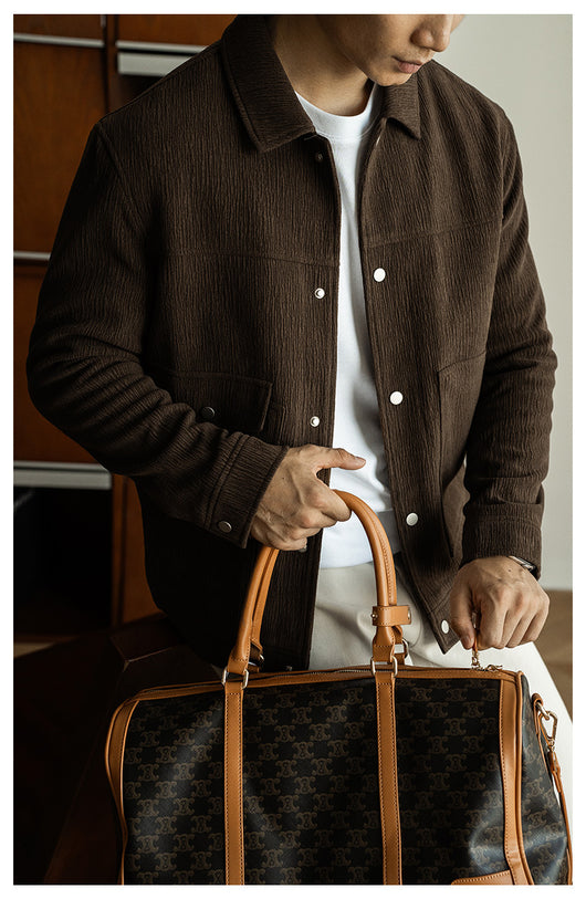 Chaqueta Texturizada Premium para Hombre - Otoño e Invierno - Image 10