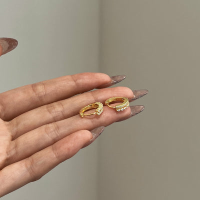 Aretes Redondos de Circonia Cúbica - Lujo Accesible para Mujer - Image 9