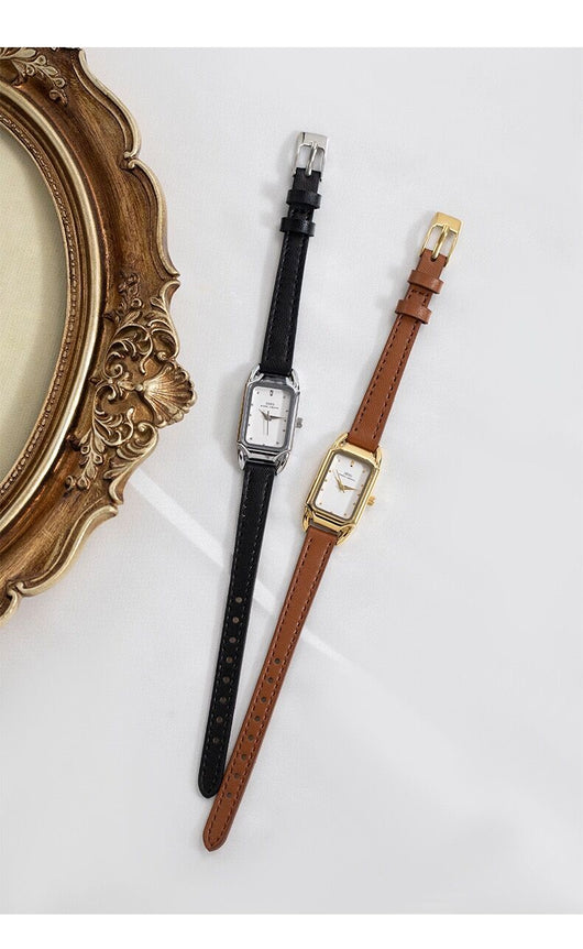 Reloj de Pulsera Cuadrado Retro Minimalista para Mujer - Image 16
