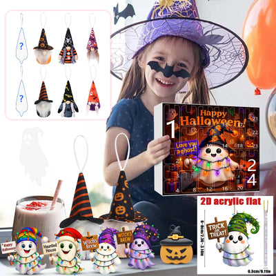 Adorno Navideño Muñeca Fantasma Calabaza en Caja Sorpresa - Image 21