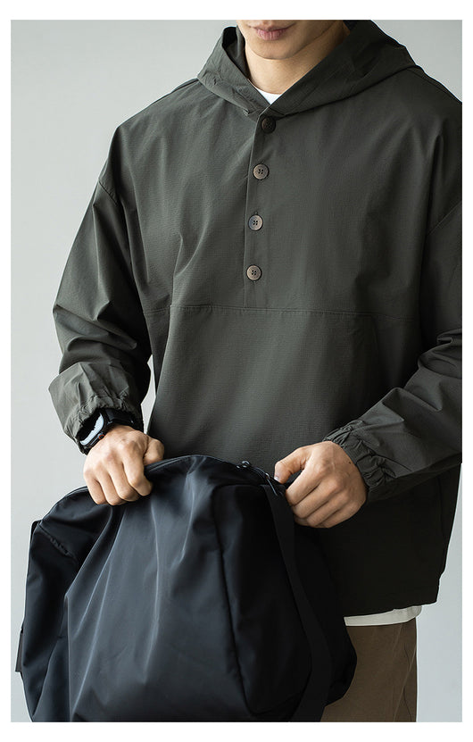Chaqueta Impermeable de Montaña con Capucha para Hombre - Secado Rápido - Image 23