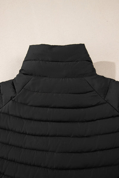 Chaqueta Acolchada de Algodón para Mujer con Cuello Tipo Mao - Image 49