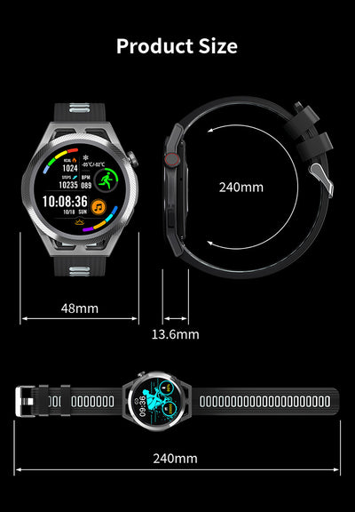 Reloj Deportivo Inteligente con Monitor de Frecuencia Cardíaca y Llamadas Bluetooth - Image 35