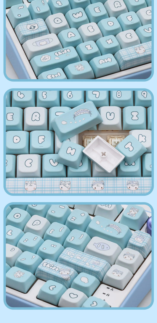 Set Completo de Teclado Gaming con Diseño Térmico de 5 Caras y Sublimación - Image 21