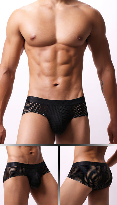 Calzoncillos Tipo Boxer de Malla Cintura Baja para Hombre - Image 50