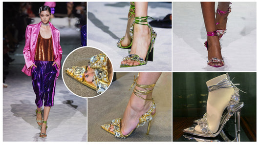 Zapatos de Tacón Alto Puntiagudo con Cristales para Eventos y Pasarela - Image 19