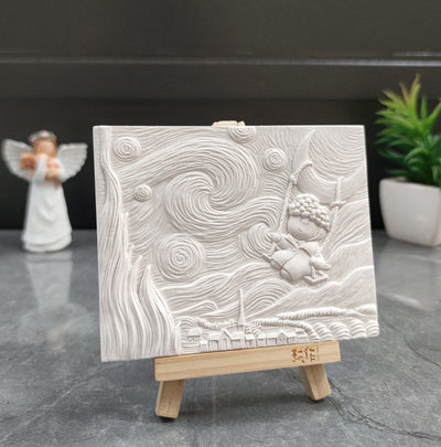 Cuadro de Relieve 3D en Yeso - Serie DIY Decorativo Hecho a Mano - Image 11
