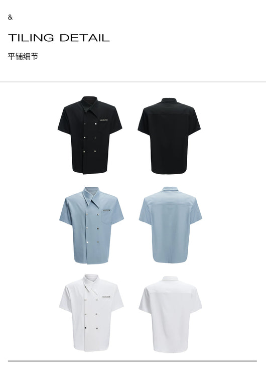 Camisa Casual Holgada de Manga Corta Premium para Hombre - Image 16