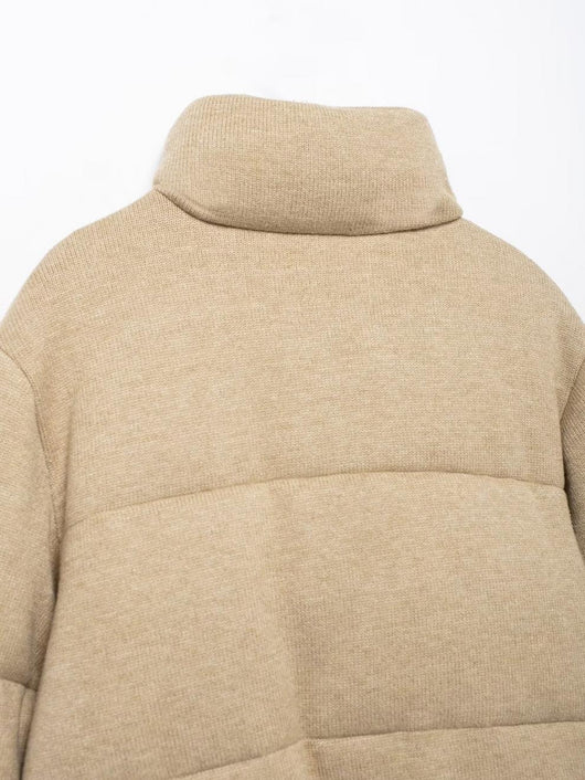 Chaqueta de Algodón con Cuello Mao - Estilo Europeo y Americano - Image 15