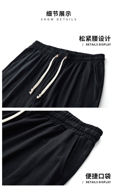 Pantalones Deportivos Rectos con Cordones para Hombre - Diseño Versátil - Image 21