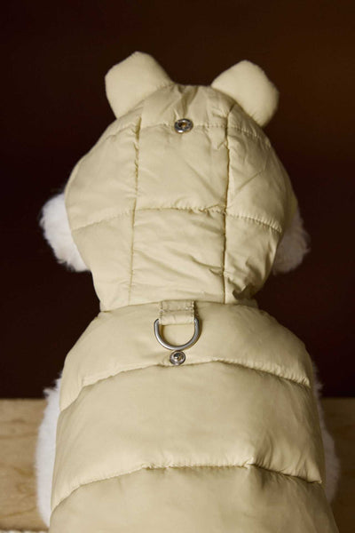 Chaleco Acolchado sin Mangas con Capucha - Diseño Adorable de Schnauzer y Bichón - Image 10