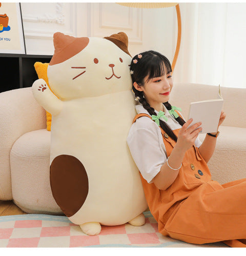 Peluche Gato de Queso Gigante - Almohada Suave para Dormir - Image 8