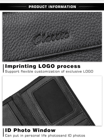 Billetera de Cuero Genuino Premium - Cartera Manual de Piel de Res - Image 40