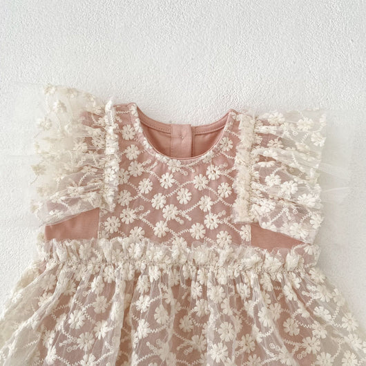 Mameluco de Malla para Bebé Niña - Diseño Luna Llena - Image 20
