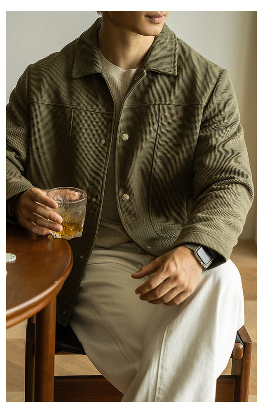 Abrigo Ejecutivo de Textura Americana para Hombre - Image 30