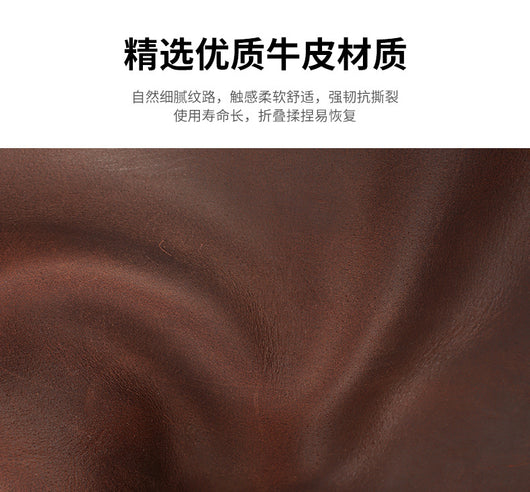 Mochila de Cuero para Hombre con Gran Capacidad - Image 15