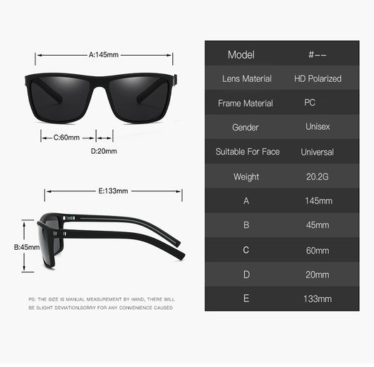 Gafas de Sol Polarizadas para Hombre con Protección UV - Estilo Europeo y Deportivo - Image 28