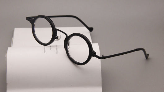 Gafas Retro Marco Redondo Metal para Miopía - Image 48