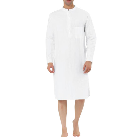 Bata Camisera Clásica con Bolsillos para Hombre - Image 34