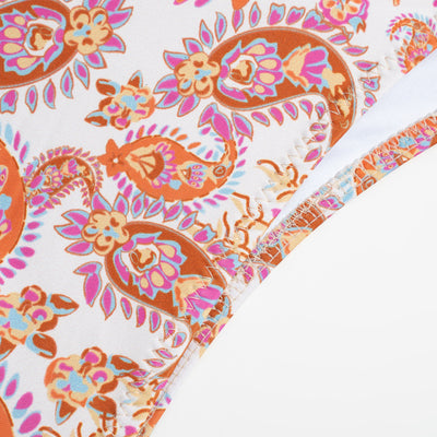 Bikini Estampado Espalda Descubierta con Cordones y Anillos - Image 19
