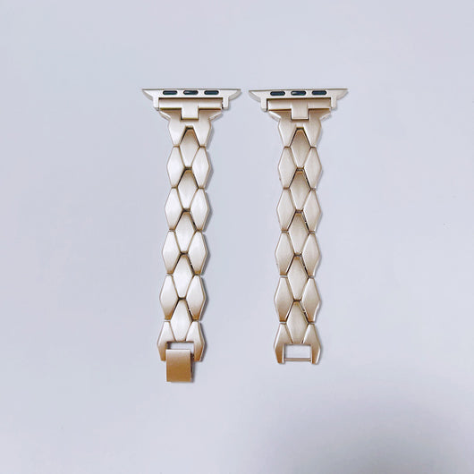 Correa Metálica de Acero Inoxidable con Eslabones de Diamante - Image 28
