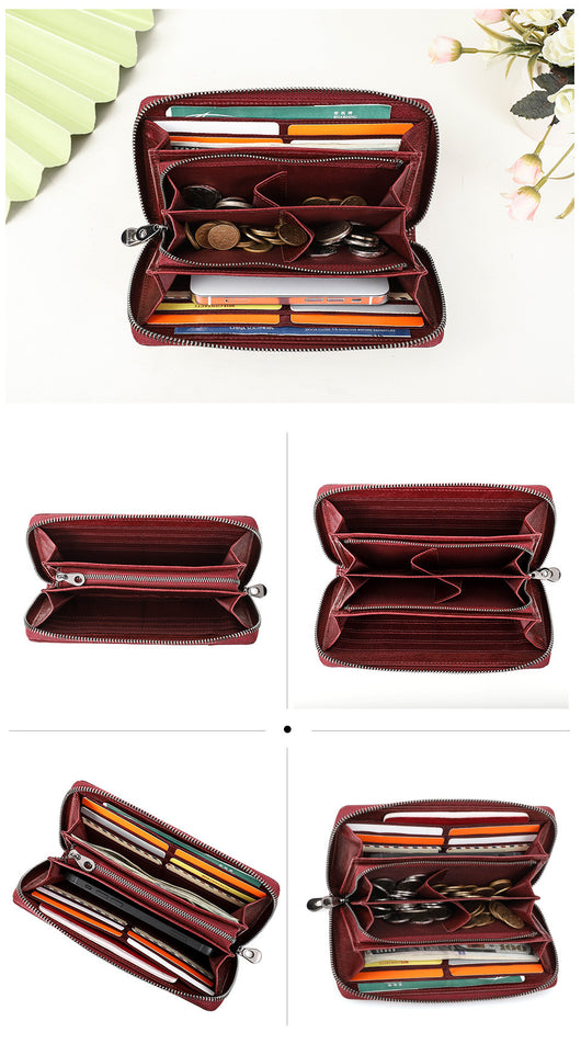 Cartera de Cuero Genuino con Protección Anti-fraude para Hombre - Image 15
