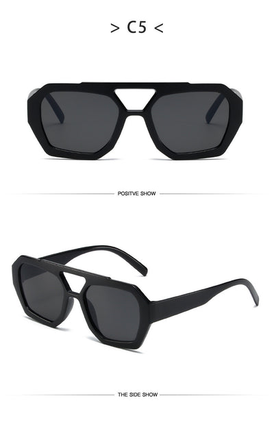Minimalist square fashion sunglasses with a tortoiseshell frame and light brown lenses, angled view. - Image 17