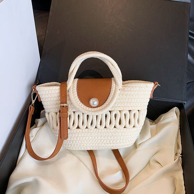 Bolso Crossbody Tejido Calado a Juego para Mujer - Image 15