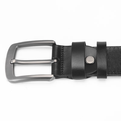 Cinturón de Cuero Vacuno Premium con Hebilla de Aleación Ajustable - Image 15