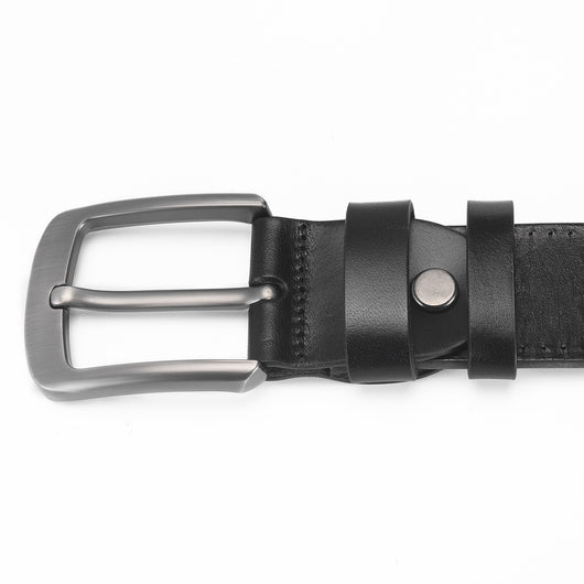Cinturón de Cuero Vacuno Premium con Hebilla de Aleación Ajustable - Image 15