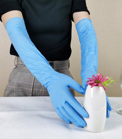 Guantes Desechables de Látex Alargados 18 Pulgadas - Image 9