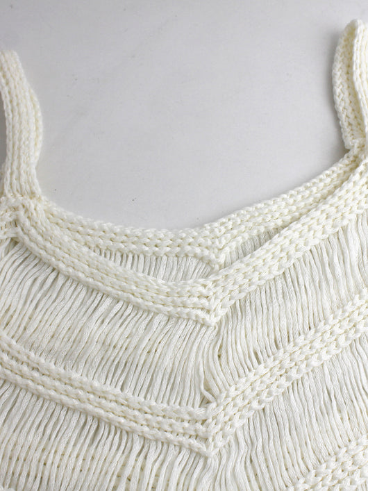 Suéter Tejido para Mujer con Detalles Calados y Borlas - Image 38