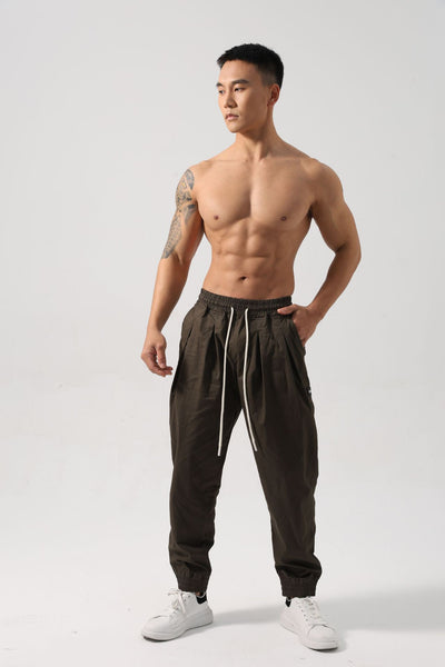Pantalones Deportivos de Algodón Holgados para Hombre - Image 39