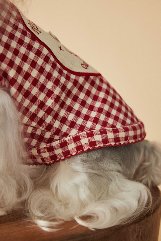 Chaleco Escocés sin Mangas para Perro Maltés y Schnauzer Teddy en Rojo - Image 17