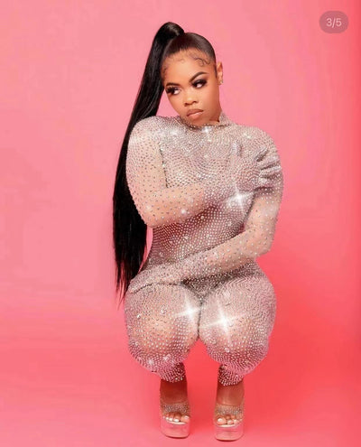 Jumpsuit de Diamantes con Elástico para Baile y Espectáculos - Image 18