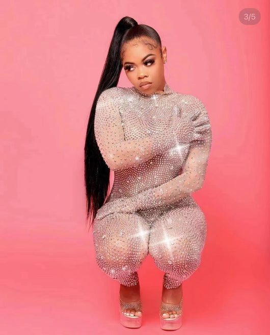 Jumpsuit de Diamantes con Elástico para Baile y Espectáculos - Image 18