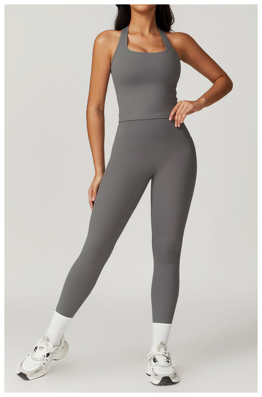 Brasier Deportivo Espalda en H con Tela Cepillada para Mujer - Image 19
