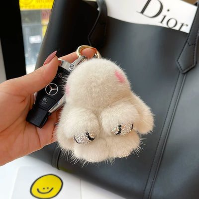 Llavero Colgante Conejo Peluche Mink Red Viral - Image 42