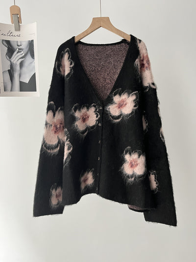 Suéter Abrigo Floral para Mujer - Otoño e Invierno - Image 21