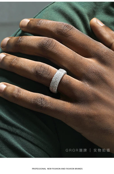 Juego de Anillos de Diamante Hip-hop para Hombre - Diseño Exclusivo - Image 15