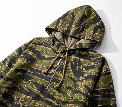 Parka Táctica con Capucha Camuflaje - Abrigo Impermeable para Aventuras - Image 68