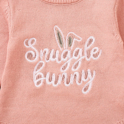 Suéter Infantil con Orejas de Conejo y Bordado de Letras para Pascua - Image 14