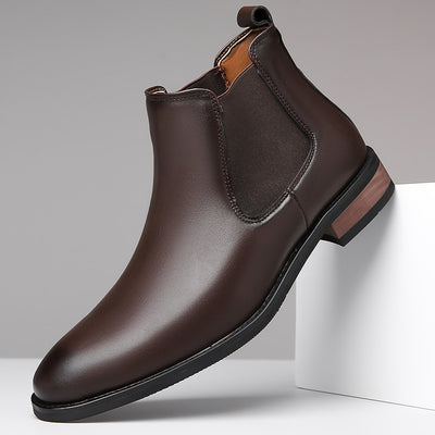 Botas Chelsea de Cuero para Hombre - Estilo Ejecutivo Puntiagudo - Image 30