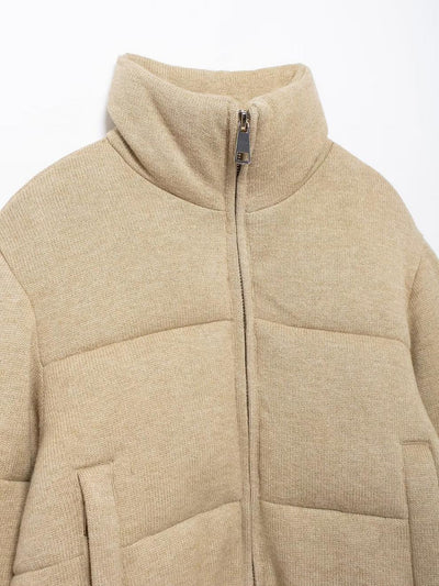 Chaqueta de Algodón con Cuello Mao - Estilo Europeo y Americano - Image 13