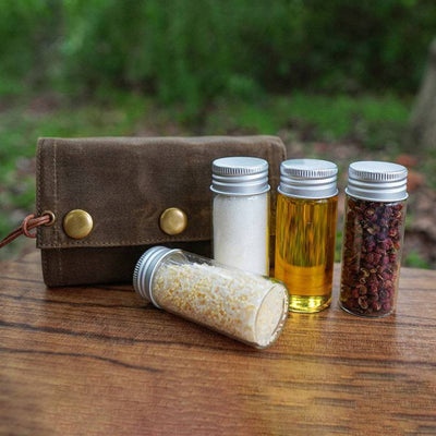 Juego Completo de Cubiertos Plásticos para Picnic con Servilletas y Organizador de Especias - Image 9
