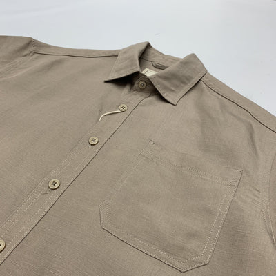 Camisa Retro Japonesa de Lino y Algodón de Manga Corta con Dobladillo Plano - Image 31