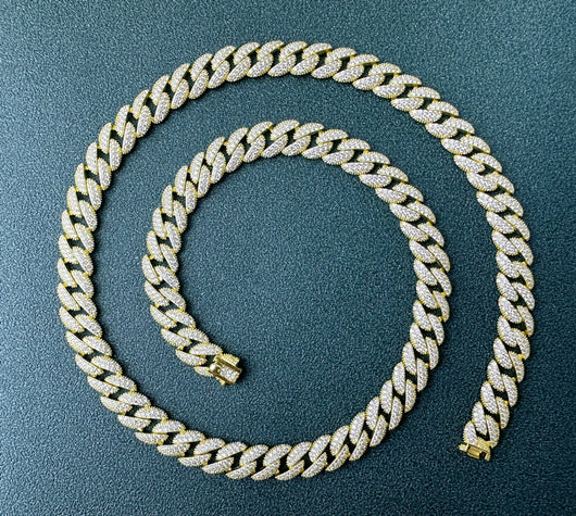 Cadena Cubana de Diamantes Completos Estilo Europeo y Americano - Image 23