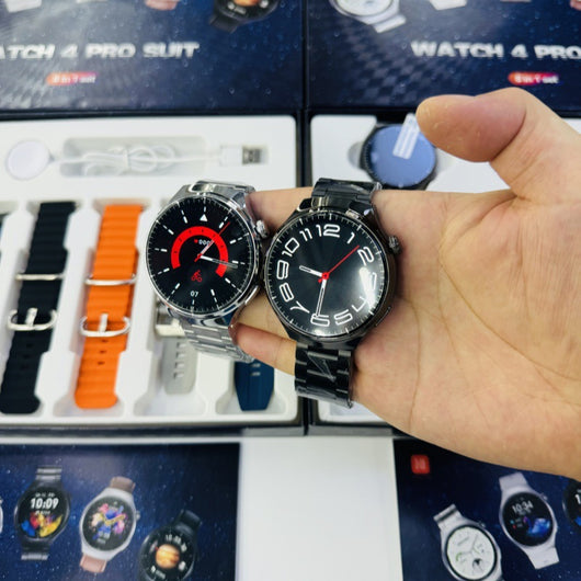 Reloj Redondo Grande con 7 Correas de Carga Inalámbrica - Image 7