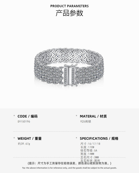 Pulsera de Plata Esterlina S925 con Circones Engarzados para Mujer - Image 7