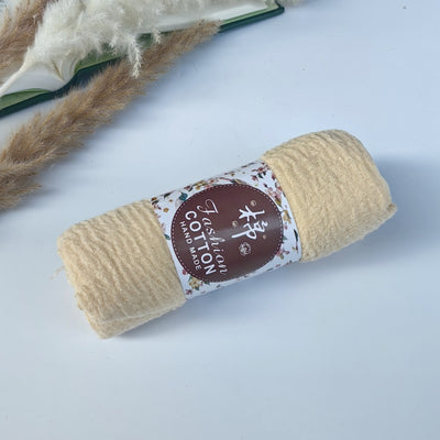 Pañuelo de Algodón y Lino Arrugado Monocromático - Image 163